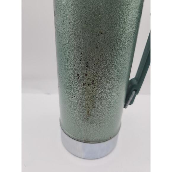Stanley Aladdin A944DH Stainless Steel Thermos One Quart USA Green Vintage - Picture 2 of 10